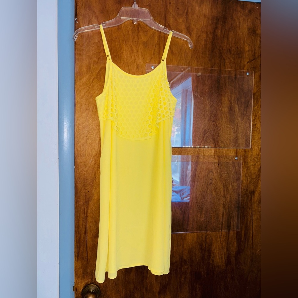 “C” Yellow Sleeveless Dress
